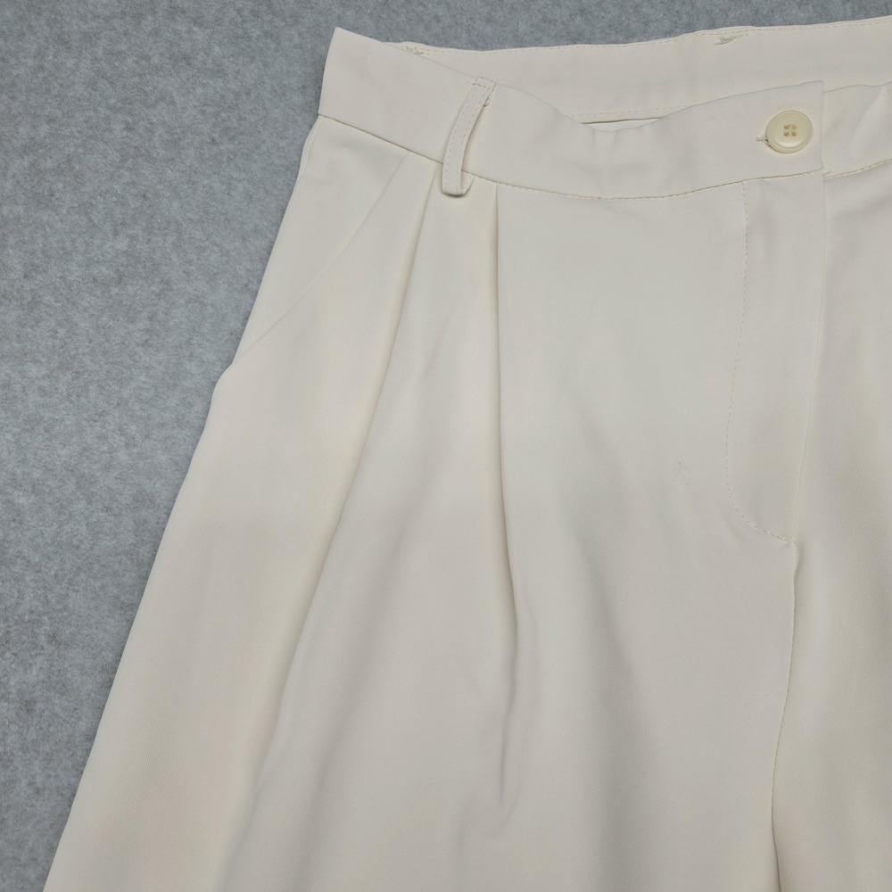 CMMN SWDN Pants Womens Small Wide‎ Leg High Waist Pleated Trouser Relaxed Fit - Picture 7 of 16
